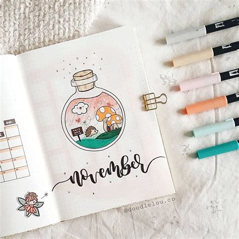 November Bullet Journal Cover Ideas 2023 Anjahome