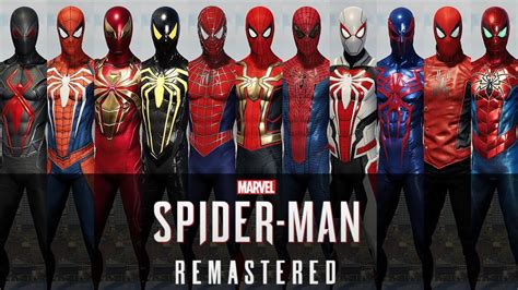 New Suits Revealed For Marvel S Spider Man Remastered On Ps5 Otosection