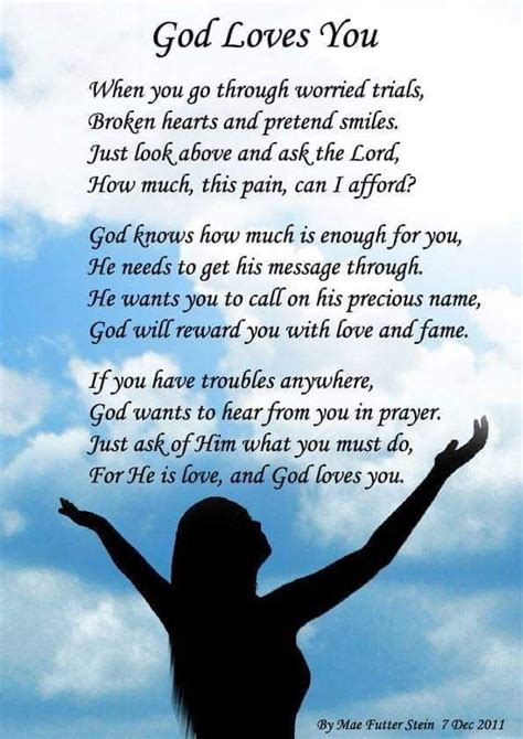 Pin By Steven Griffith On God God Loves You Christian Poems Gods Love