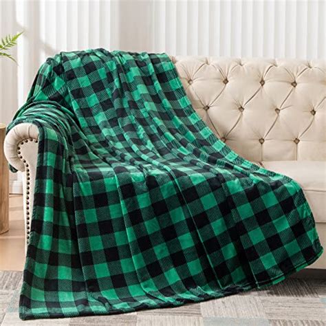 Snuggle Up In Style With A Green Buffalo Plaid Blanket