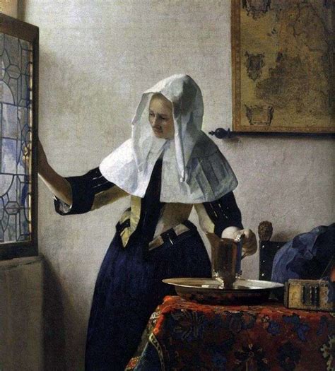 Chica Con Una Jarra De Agua Jan Vermeer Es Vermeer Jan