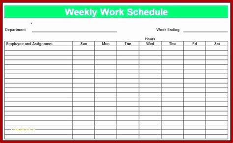 Microsoft Excel Scheduling Template Letter Example Template