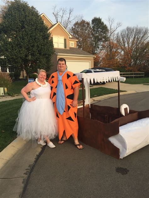 Fred And Wilma Flintstone Creative Couple Costume 2016 Wilma