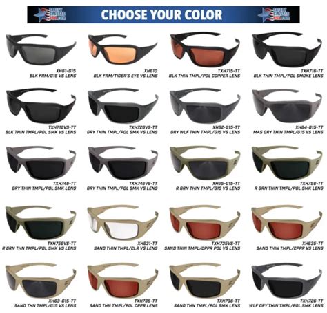 edge tactical eyewear hamel safety glasses shooting glasses you pick lens color 49 95 picclick