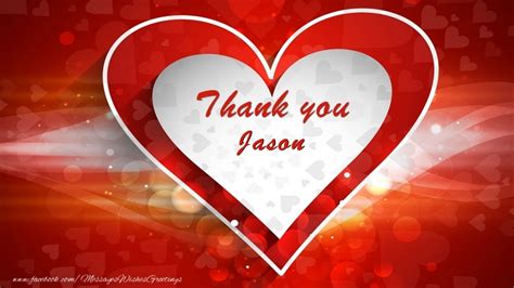 Thank You Jason Messages Greetings Cards Thank You For Jason