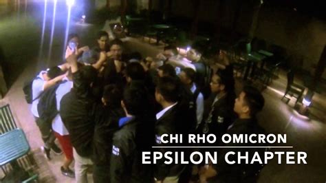 Chi Rho Omicron Epsilon Chapter Youtube