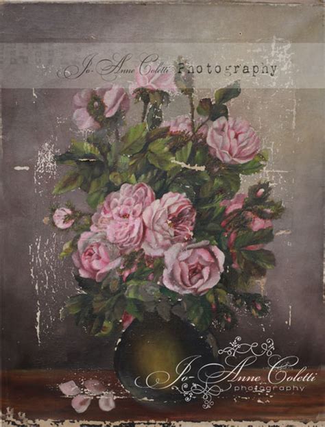 Romantic Rose Paintings Antique Rose Painting Vintage Rose Paintings