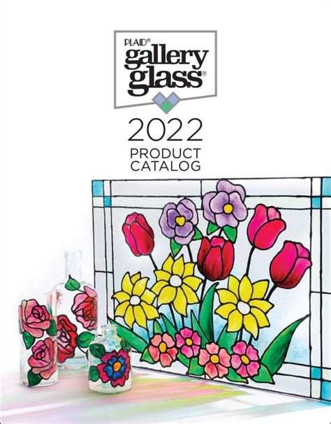 Shop Plaid Gallery Glass ® Paint Set Floral 6 Pc 19683 19683 Plaid Online