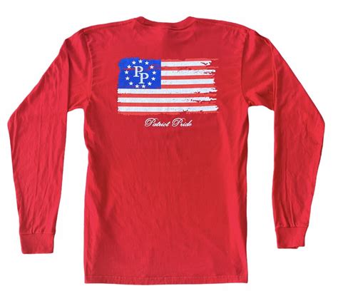 Patriot Pride Freedom Long Sleeve Red — Welcome To Patriot Pride