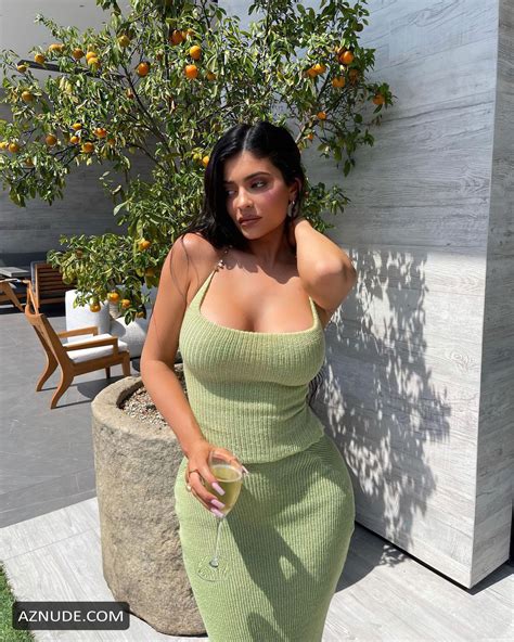 Kylie Jenner Sexy Shows Off Fake Boobs And Booty Wearing A