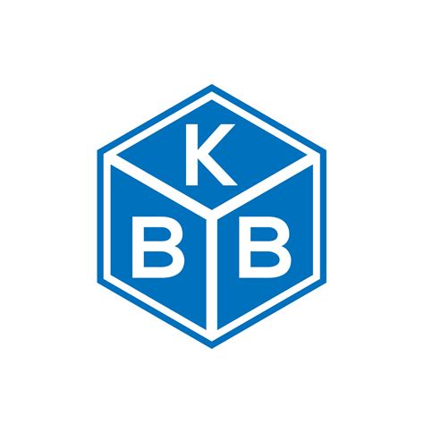 Kbb Letter Logo Design On Black Background Kbb Creative Initials