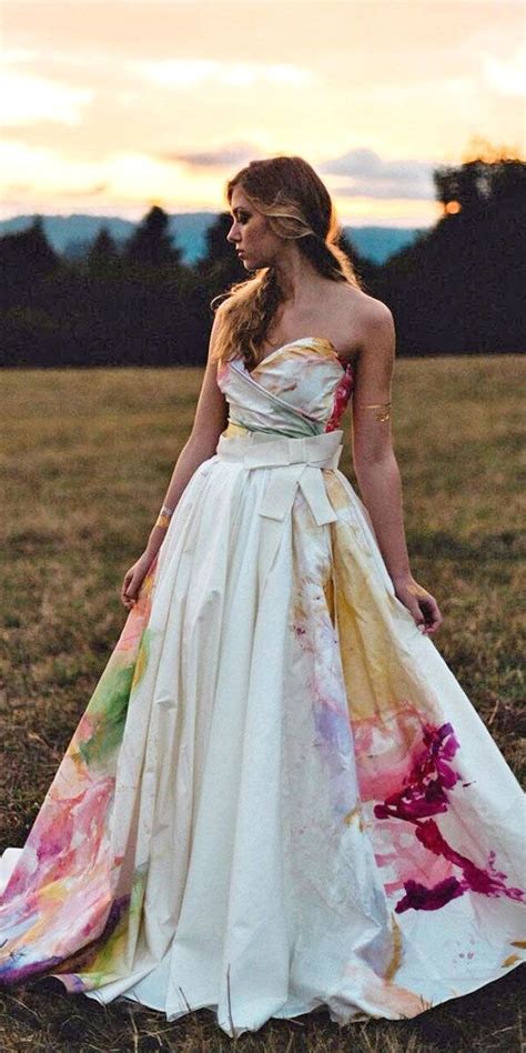 36 Pretty Floral Wedding Dresses For Brides Wedding Forward Wedding