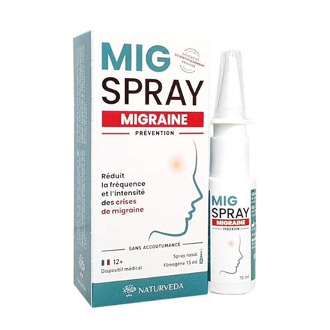 Mig Spray Prevention Migraine 15ml Pharm Up On Sale In Pharmacies