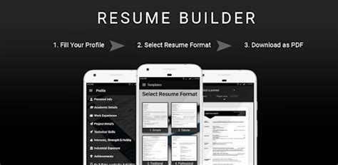 Resume builder transforms your iphone and ipad into a portable cv designer. Resume builder Free CV maker templates formats app for PC ...