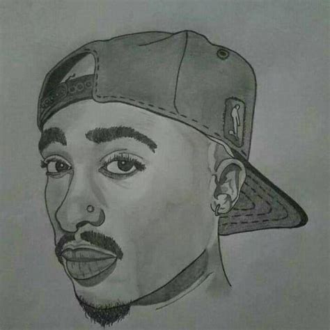 Tupac Drawing Step By Step