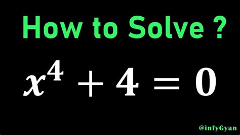 Solve Quartic Equation By Step By Step Algebraic Solving Technique