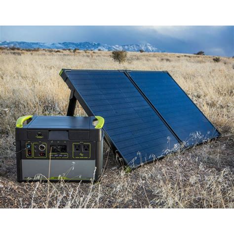 Goal Zero Yeti 1400 Lithium Power Station And Boulder 100 Solar Panel