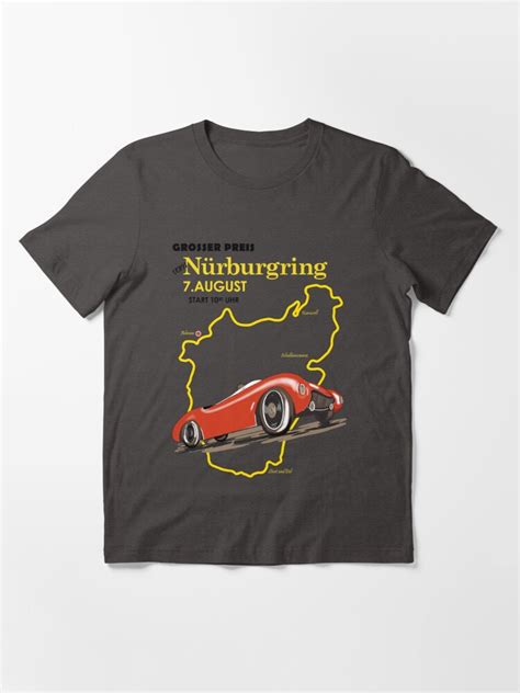 Vintage Nurburgring Motor Racing T Shirt For Sale By Rogue Design
