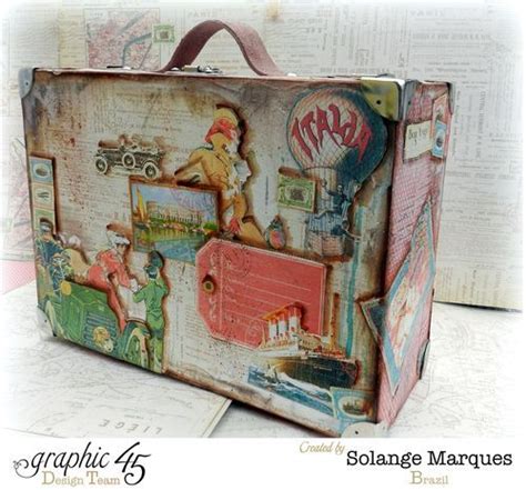 Gorgeous Details On This Come Away With Me Altered Suitcase By
