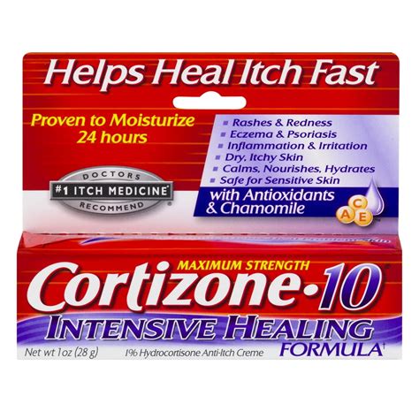 Cortizone 10 Intensive Healing Anti Itch Creme 1oz