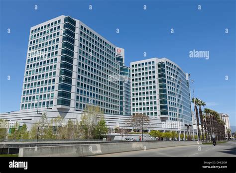 Adobe Systems Headquarters San Jose California Usa Stock Photo Alamy