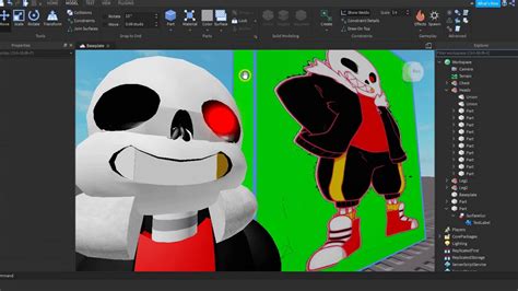 Roblox Studio Building Tutoriel Underfell And Nightmare Sans Youtube