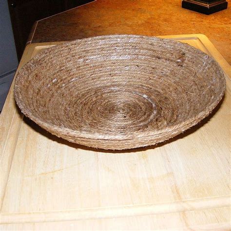 How To Make A Bowl From Jute Rope Jute Crafts Jute Rope Twine Crafts