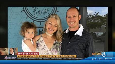 Celebration Of Life Held For Cory Iverson Cal Fire Engineer Killed