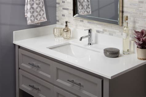 Laminate countertops are made from a thin plastic surface that is pressure bonded to a. Pin by VT Industries on Bathroom Vanities - A'vant Vanity ...