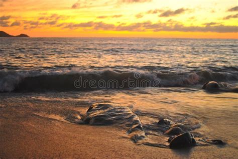 Sunset At Kalim Beach Phuket Thailand Stock Photo Image Of Natural