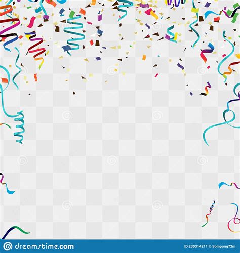 Template For Happy Birthday Card With Place For Text Balloons Eps 10