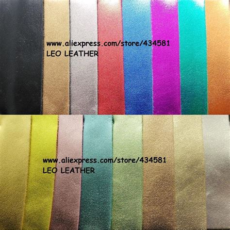 Leo Leathers Pearlized Metallic Pu Leather P660 In Synthetic Leather