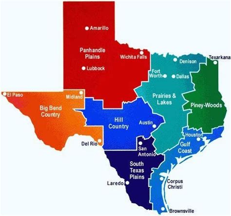Map Of Texas Major Cities Share Map