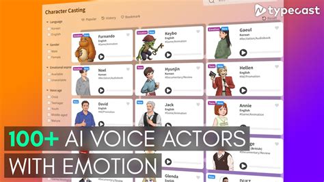 Over 100 Characters For Ai Voice Generation Youtube