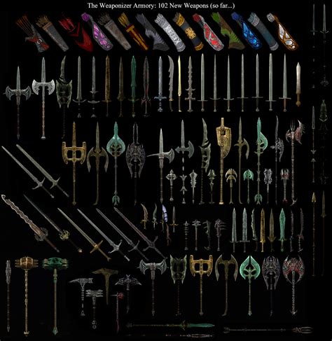 Weaponizer Weapons Set At Skyrim Nexus Mods And Community