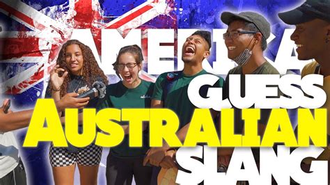 Americans Guess Australian Slang Youtube