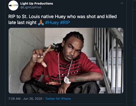Popular American Rapper Huey 32 Shot Dead In Front Of His