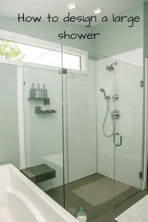 How To Make A Large Shower Without Making Your Bathroom Bigger