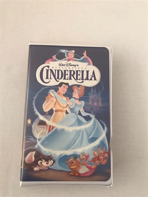 Walt Disneys Masterpiece Cinderella Vhs Tape 5265 1995 Etsy