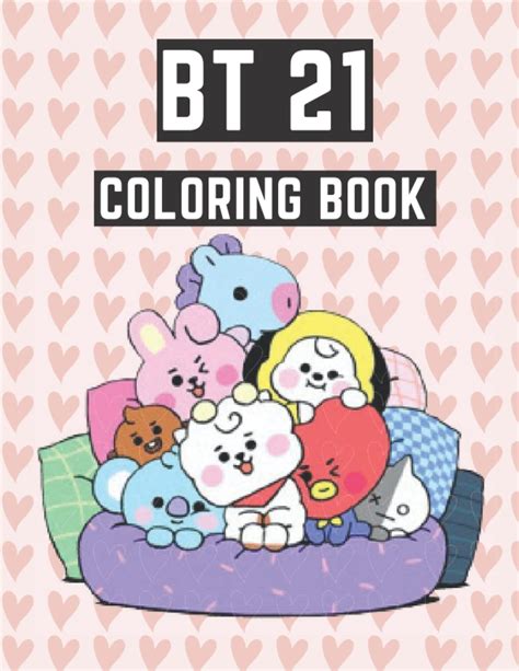 Bt21 Coloring Book Bts Bangtan Boys Coloring Books For Army And Kpop
