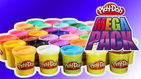 Play Doh Pyramid Play Doh Mega Pack 36 Fun Cans And Colors Youtube