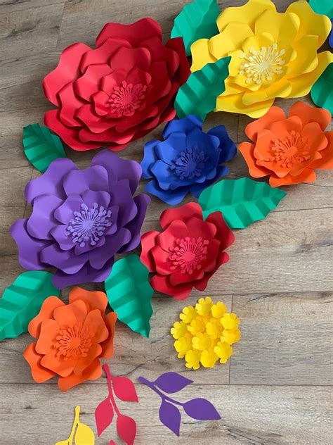 Fiesta Paper Flowersmexican Party Decorfiesta Etsy Mexican Party