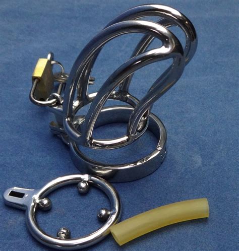 2107 Latest Design Male Stainless Steel Cock Penis Cage With Non Slip
