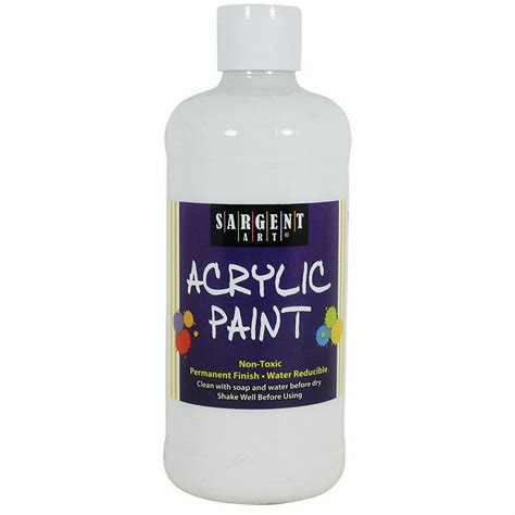 16oz Acrylic Paint White