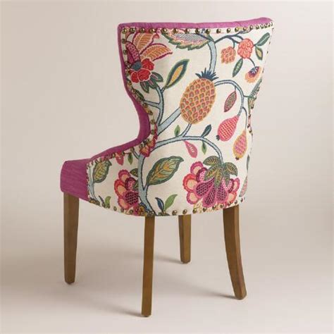 Our gallery contains upholstered dining chairs in a refreshing range of colors, styles, and materials, the better to showcase the astounding number of combinations possible when you design a room with the seating in mind. Timeless Grace Floral and Pink Linen Maxine Dining Chair ...