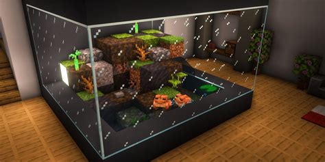 Minecraft Fan Builds Cute Frog Terrarium Deluxe News