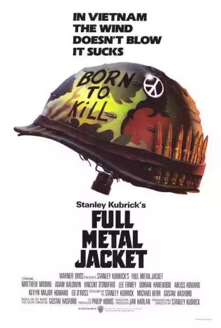 Full Metal Jacket 1987 Stanley Kubrick Matthew Modine R Lee Ermey