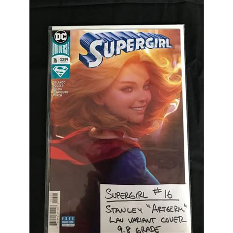 Supergirl 16 Dc Comics Artgerm Cover