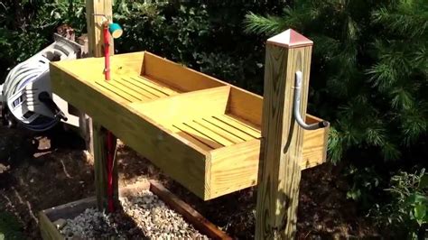 Outdoor Garden Sink Youtube