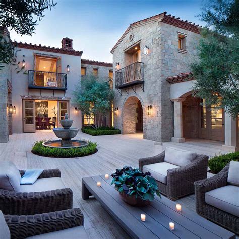 Northern Italian Style Villa Surrounded By An Inviting Desert Oasis